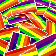 Load image into Gallery viewer, STICKERS - Mini Pride Flags (2” x 1.3”)