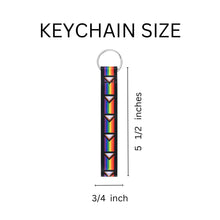 Load image into Gallery viewer, Daniel Quasar Flag Lanyard Style Keychains