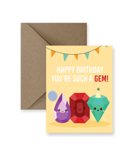 Load image into Gallery viewer, CARD - Happy Birthday Gem Birthday Card
