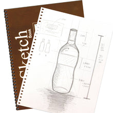 Load image into Gallery viewer, Spiral Sketch Book, 30 Sheets, 8.5" x 11"