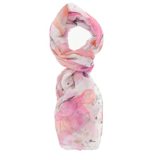 Load image into Gallery viewer, Watercolour Butterflies Print Scarf
