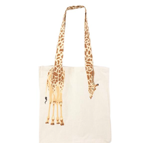 Load image into Gallery viewer, 16&quot; GIRAFFE TAIL ECO-FRIENDLY CANVAS BAG
