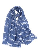 Load image into Gallery viewer, Dinosaur Print Large High Quality Scarf
