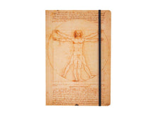 Load image into Gallery viewer, Softcover Book, A5, Leonardo da Vinci , The Vitruvian Man
