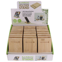 Load image into Gallery viewer, Bamboo Phone/Tablet Stand
