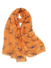 Load image into Gallery viewer, Dinosaur Print Large High Quality Scarf
