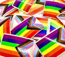Load image into Gallery viewer, STICKERS - Mini Pride Flags (2” x 1.3”)
