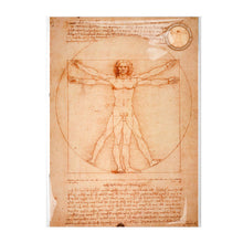 Load image into Gallery viewer, Art Poster A4 – Vitruvian Man, Da Vinci
