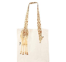 Load image into Gallery viewer, 16&quot; GIRAFFE TAIL ECO-FRIENDLY CANVAS BAG
