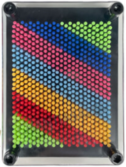 3D Rainbow Pin Art Board