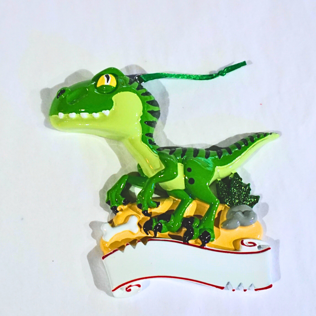Personalized Dinosaur Ornament