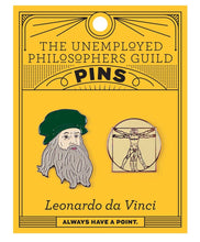 Load image into Gallery viewer, Leonardo and Vitruvian Man Pins
