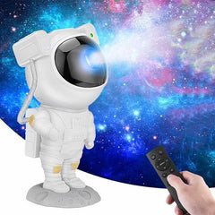 Astronaut galaxy projector and speaker with remote