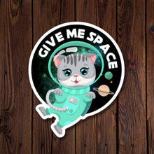 Load image into Gallery viewer, STICKERS - Give Me Space Cat
