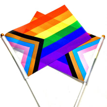 Load image into Gallery viewer, Inclusive/ Progress Pride Flag, Small (5” x 8”)
