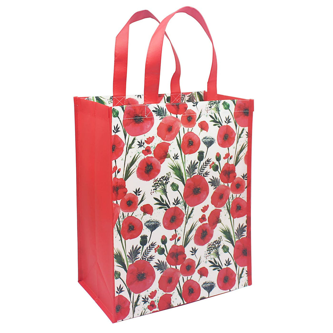 Poppy Fields Shopping Bag