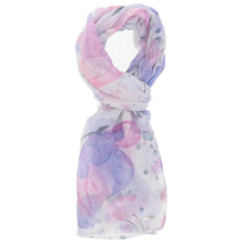 Load image into Gallery viewer, Watercolour Butterflies Print Scarf
