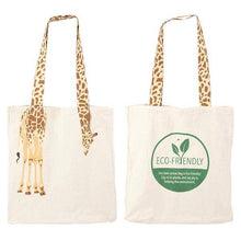 Load image into Gallery viewer, 16&quot; GIRAFFE TAIL ECO-FRIENDLY CANVAS BAG
