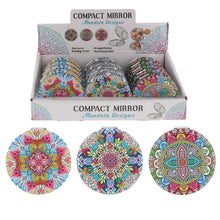 Load image into Gallery viewer, Mandala Compact Mirror
