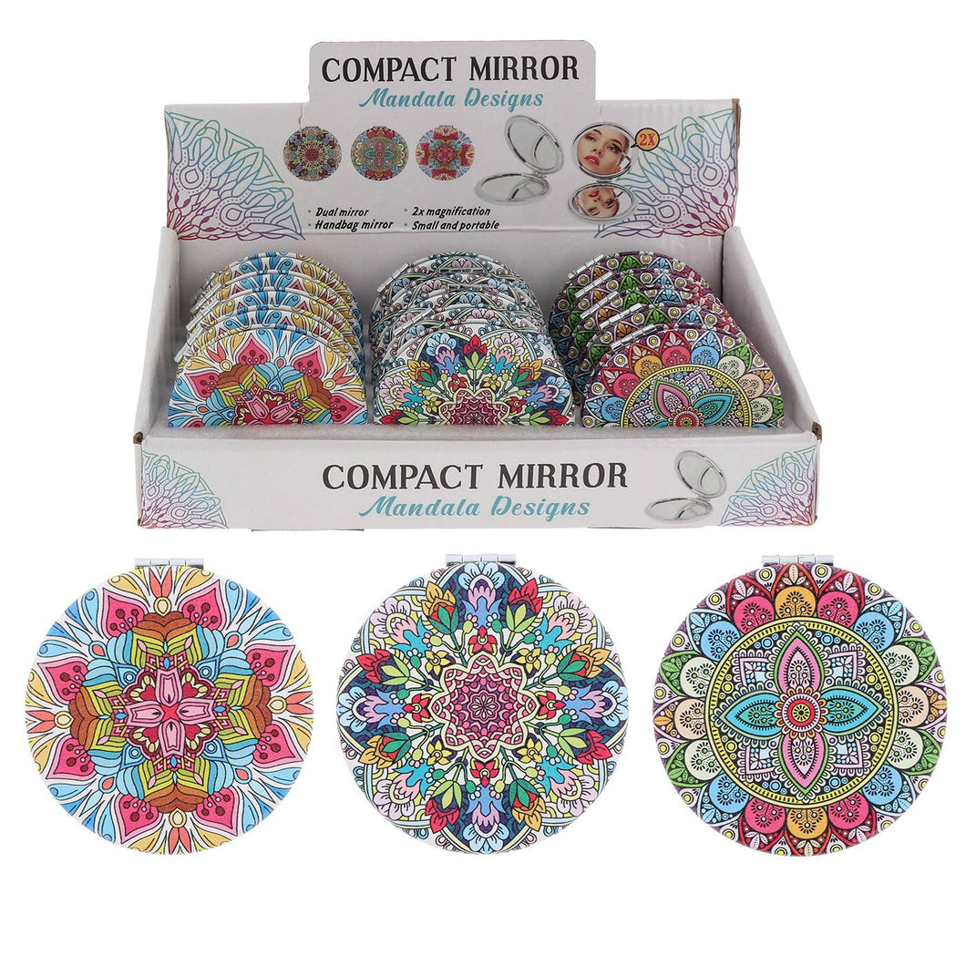 Mandala Compact Mirror